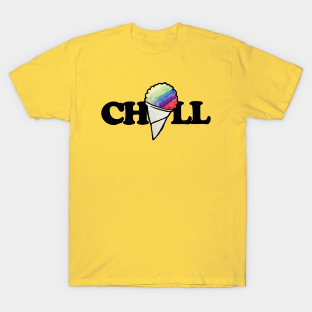 Chill retro 80s snow cone T-Shirt by bubbsnugg